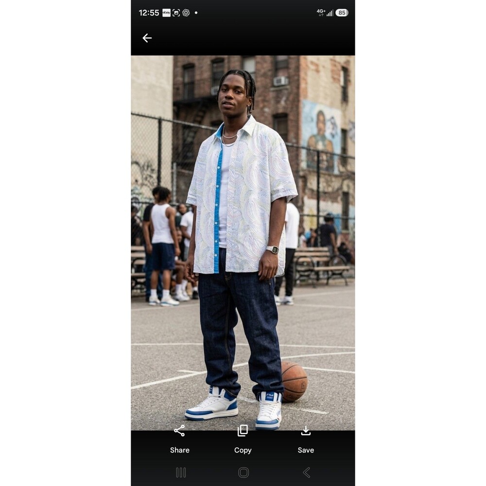 Vtg G-Unit Clothing Co Heavyweight Raw Materials Embroidered Shirt 3XL G-Unit...